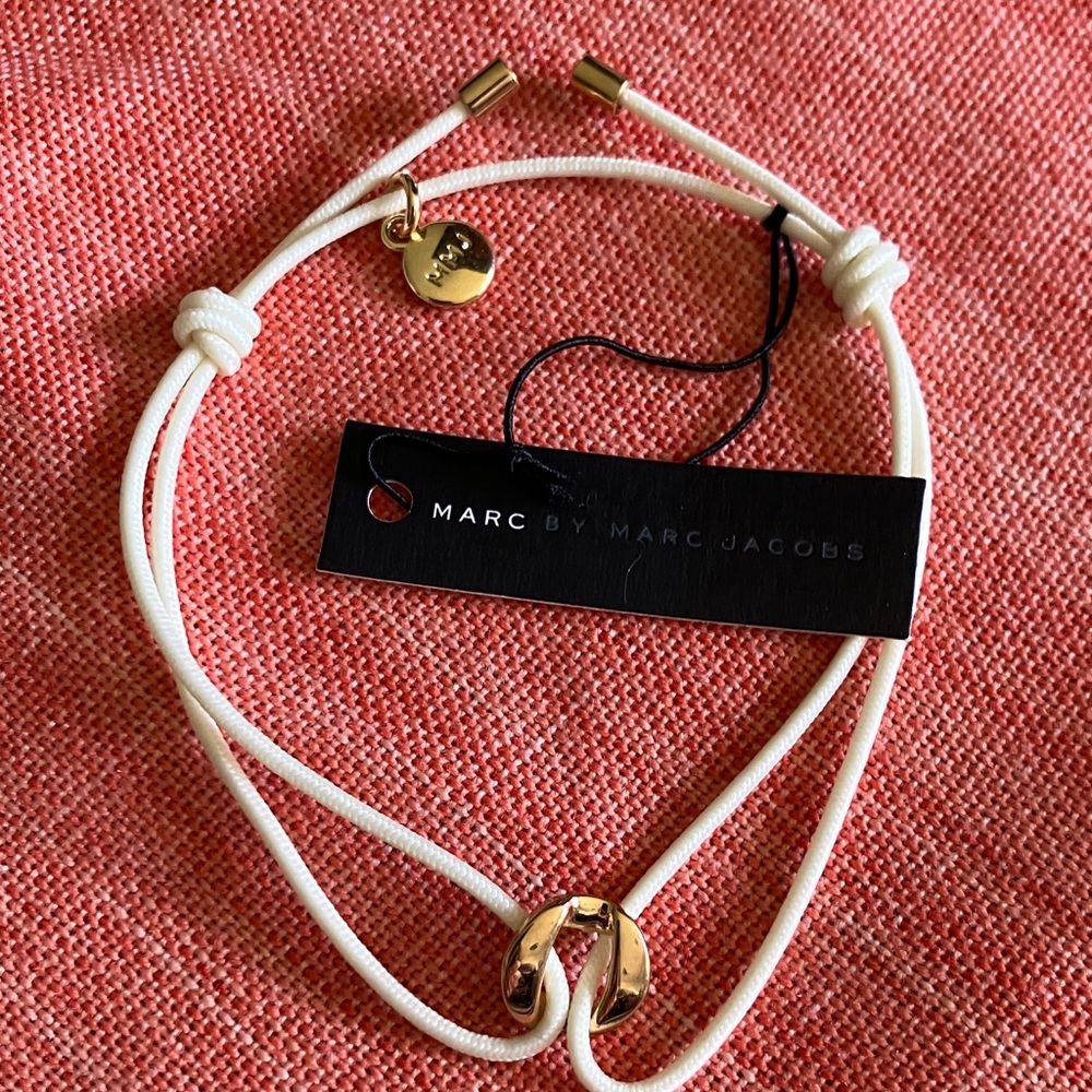 Marc by Marc Jacobs White and Gold Bracelet